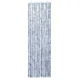 ezüstszínű zsenília rovarfüggöny 90 x 200 cm