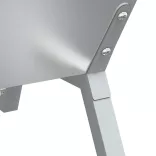 rozsdamentes acél automatikus grillsütő és tálca készlet