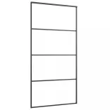 ESG üveg-alumínium tolóajtó fémszerelvény-szettel 102,5x205 cm