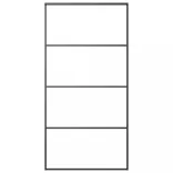 ESG üveg-alumínium tolóajtó fémszerelvény-szettel 102,5x205 cm