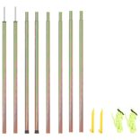 2 db horganyzott acél napvitorlaoszlop 200 cm