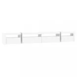 fehér TV-szekrény LED-lámpákkal 270x35x40 cm