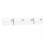 fehér TV-szekrény LED-lámpákkal 240x35x40 cm