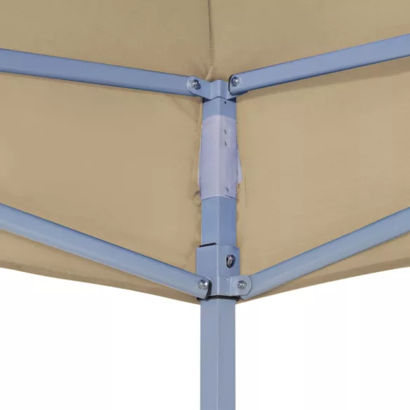 bézs tető partisátorhoz 3 x 3 m 270 g/m²