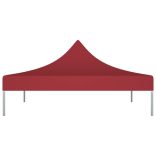 burgundi vörös tető partisátorhoz 3 x 3 m 270 g/m²