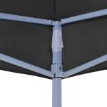 fekete tető partisátorhoz 3 x 3 m 270 g/m²