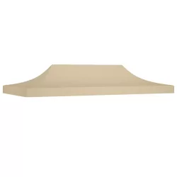 bézs tető partisátorhoz 6 x 3 m 270 g/m²