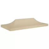 bézs tető partisátorhoz 6 x 3 m 270 g/m²