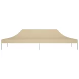 bézs tető partisátorhoz 6 x 3 m 270 g/m²