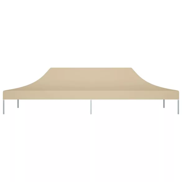 bézs tető partisátorhoz 6 x 3 m 270 g/m²
