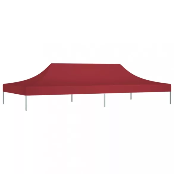 burgundi vörös tető partisátorhoz 6 x 3 m 270 g/m²
