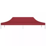 burgundi vörös tető partisátorhoz 6 x 3 m 270 g/m²
