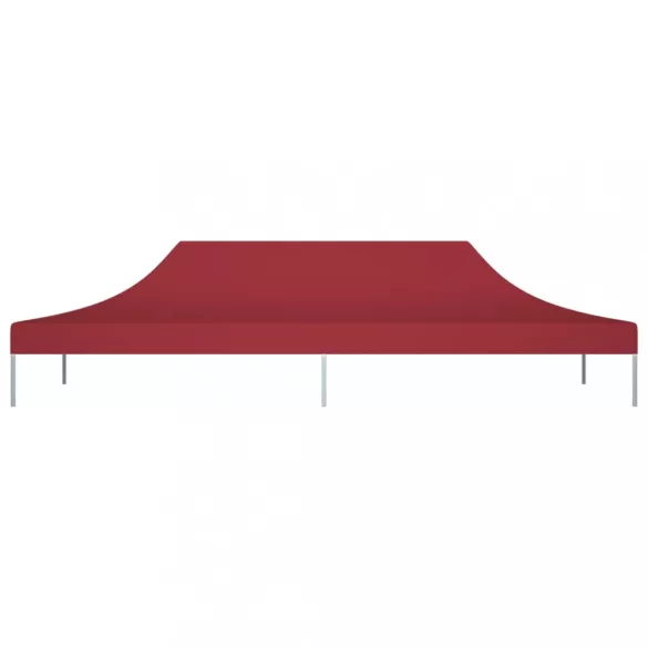 burgundi vörös tető partisátorhoz 6 x 3 m 270 g/m²
