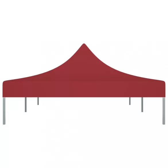 burgundi vörös tető partisátorhoz 6 x 3 m 270 g/m²