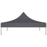 antracitszürke tető partisátorhoz 2 x 2 m 270 g/m²