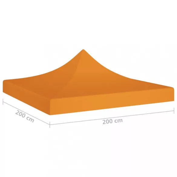 narancssárga tető partisátorhoz 2 x 2 m 270 g/m²