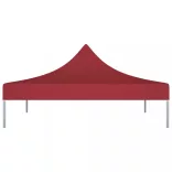 burgundi vörös tető partisátorhoz 2 x 2 m 270 g/m²