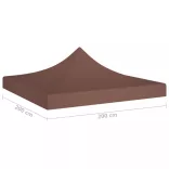 barna tető partisátorhoz 2 x 2 m 270 g/m²