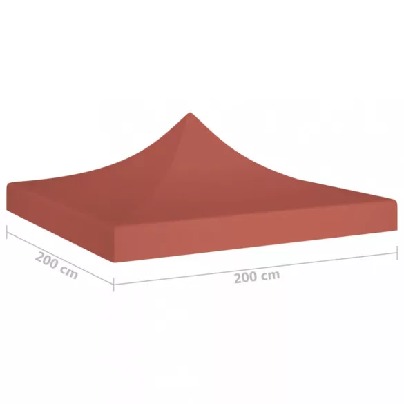 terrakotta tető partisátorhoz 2 x 2 m 270 g/m²