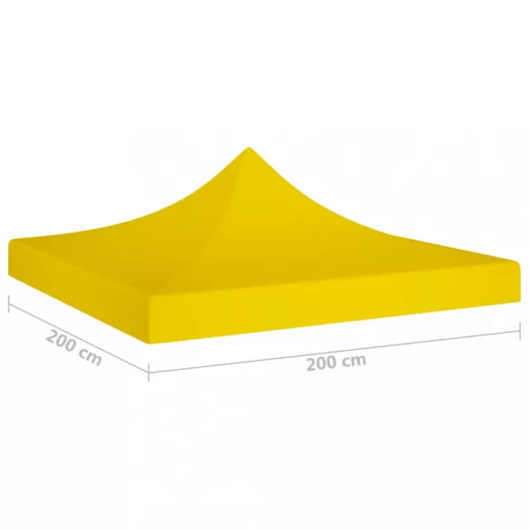 sárga tető partisátorhoz 2 x 2 m 270 g/m²