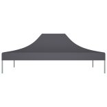 antracitszürke tető partisátorhoz 4 x 3 m 270 g/m²