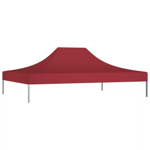 burgundi vörös tető partisátorhoz 4 x 3 m 270 g/m²
