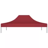 burgundi vörös tető partisátorhoz 4 x 3 m 270 g/m²