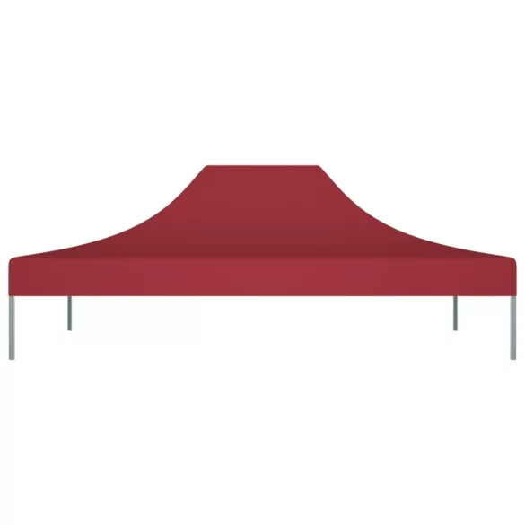 burgundi vörös tető partisátorhoz 4 x 3 m 270 g/m²