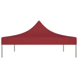 burgundi vörös tető partisátorhoz 4 x 3 m 270 g/m²