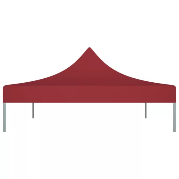 burgundi vörös tető partisátorhoz 4 x 3 m 270 g/m²
