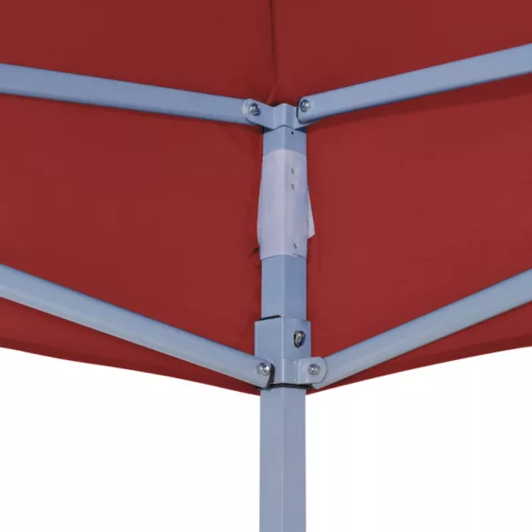 burgundi vörös tető partisátorhoz 4 x 3 m 270 g/m²
