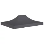 antracitszürke tető partisátorhoz 4,5 x 3 m 270 g/m²