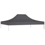 antracitszürke tető partisátorhoz 4,5 x 3 m 270 g/m²