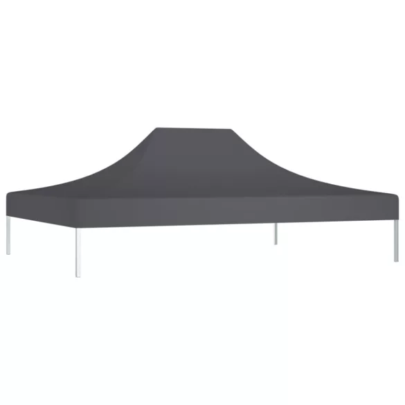 antracitszürke tető partisátorhoz 4,5 x 3 m 270 g/m²