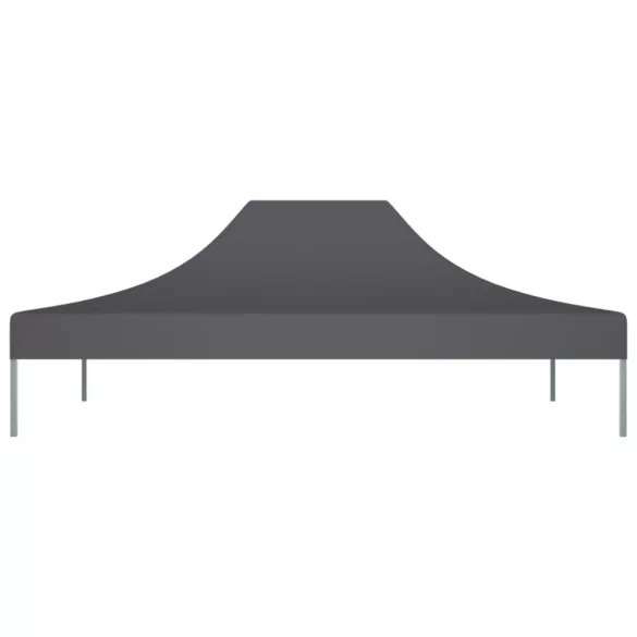 antracitszürke tető partisátorhoz 4,5 x 3 m 270 g/m²