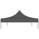 antracitszürke tető partisátorhoz 4,5 x 3 m 270 g/m²