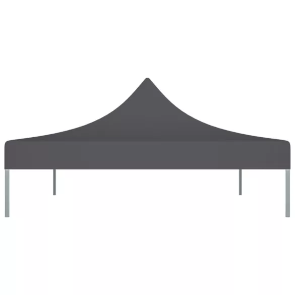antracitszürke tető partisátorhoz 4,5 x 3 m 270 g/m²