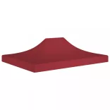 burgundi vörös tető partisátorhoz 4,5 x 3 m 270 g/m²