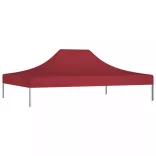 burgundi vörös tető partisátorhoz 4,5 x 3 m 270 g/m²