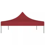 burgundi vörös tető partisátorhoz 4,5 x 3 m 270 g/m²