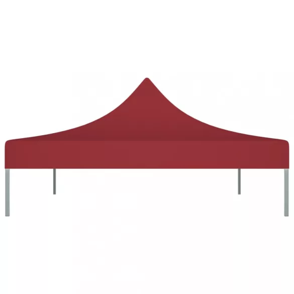 burgundi vörös tető partisátorhoz 4,5 x 3 m 270 g/m²