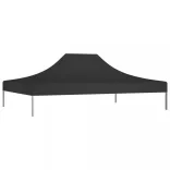 fekete tető partisátorhoz 4,5 x 3 m 270 g/m²