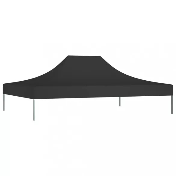 fekete tető partisátorhoz 4,5 x 3 m 270 g/m²