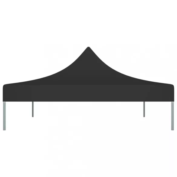 fekete tető partisátorhoz 4,5 x 3 m 270 g/m²
