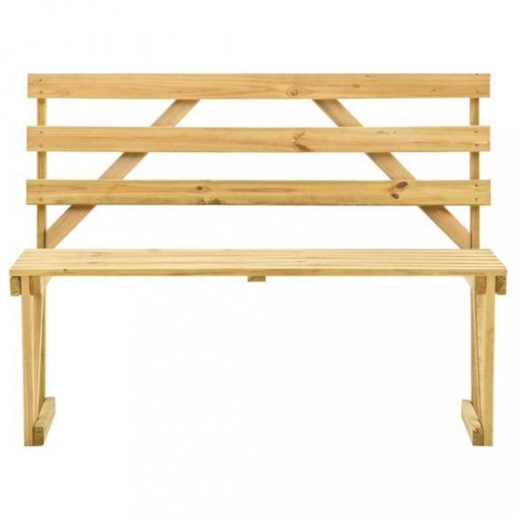 impregnált fenyőfa kerti pad 120 cm