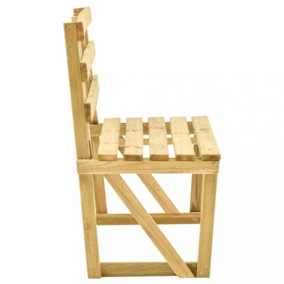 impregnált fenyőfa kerti pad 120 cm