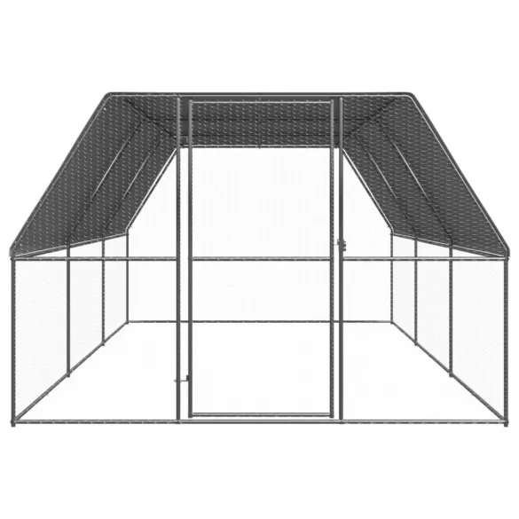 kültéri horganyzott acél tyúkól 3x6x2 m