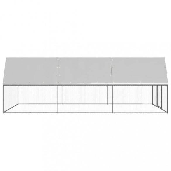 kültéri horganyzott acél tyúkól 3x6x2 m