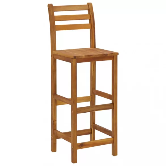 7 részes tömör akácfa kerti bárgarnitúra