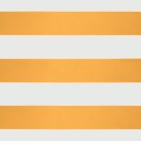 sárga-fehér szövet és alumínium behúzható napellenző 4,5 x 3 m